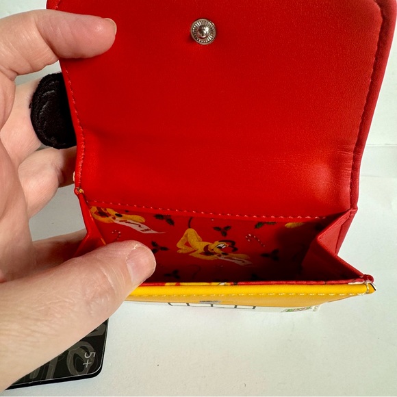 NWT. Loungefly Pluto Wallet Disney Santa Letters Zip Around Wallet. 6”x4” - Picture 13 of 14